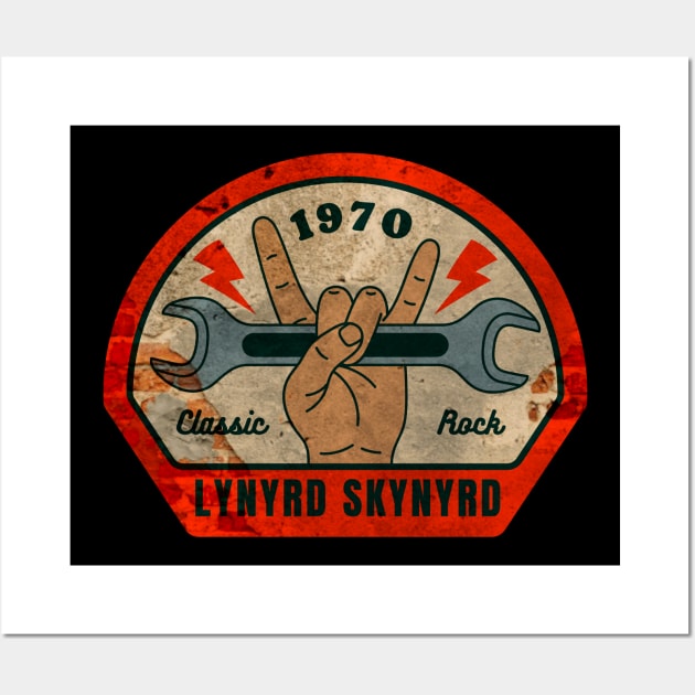 Lynyrd Skynyrd // Wrench Wall Art by OSCAR BANKS ART